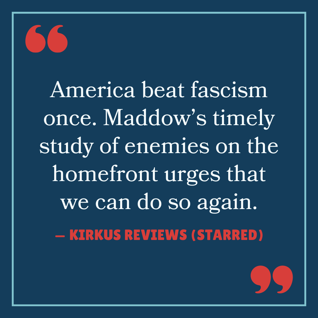 Kirkus Reviews of Rachel Maddow's Prequel