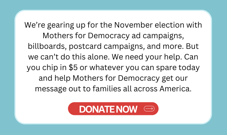 Donate to Mothers for Democracy today!