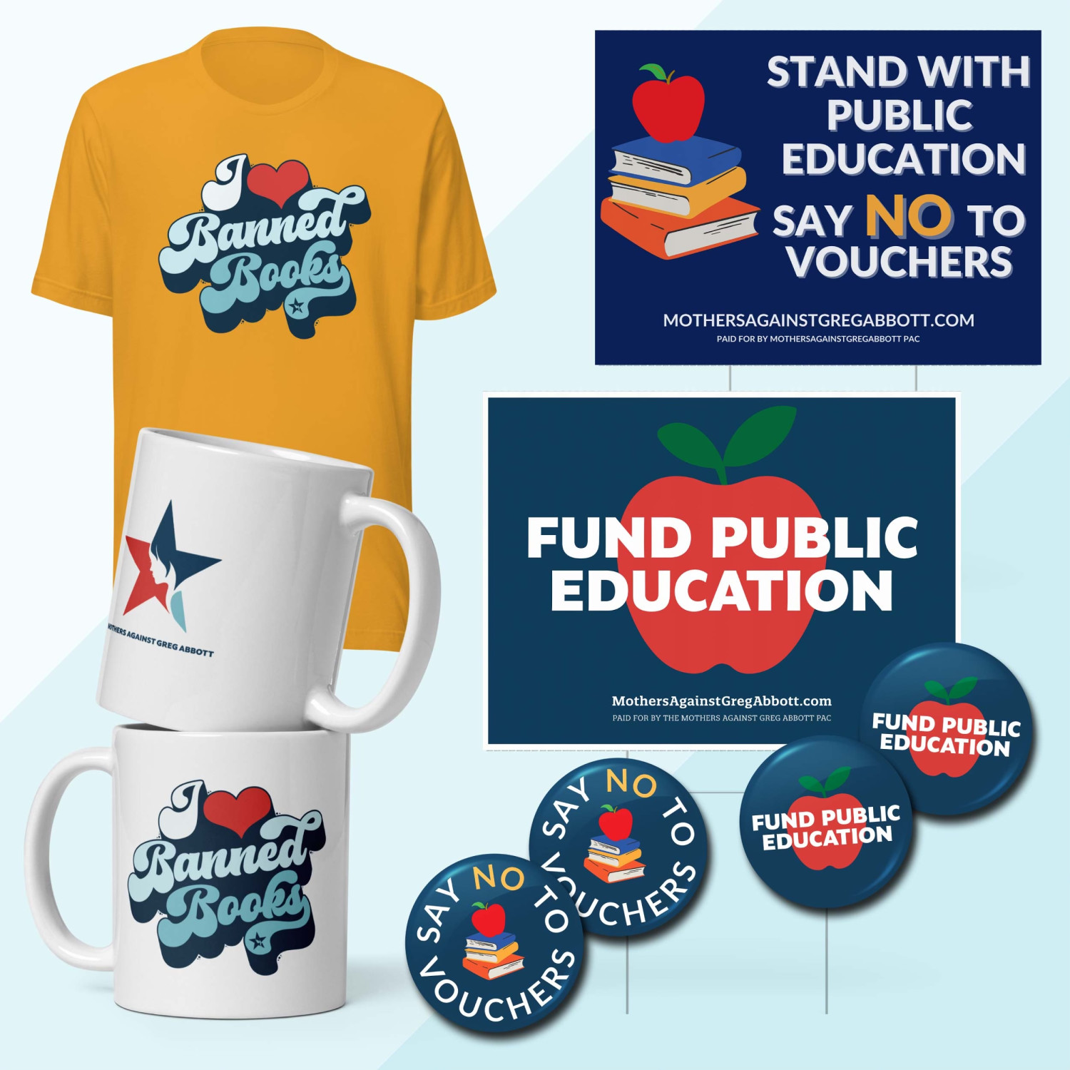 Shop our newest merch and show your support for public education